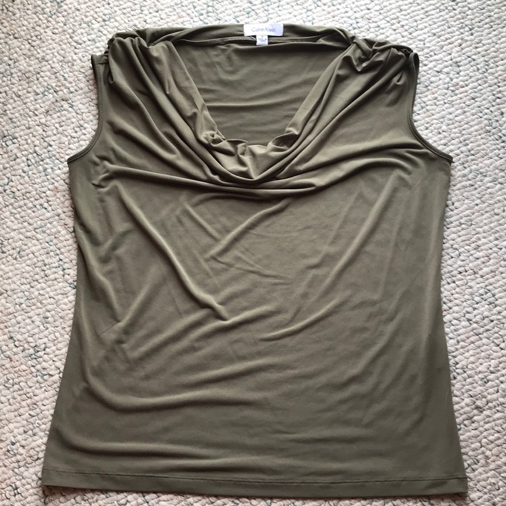 Calvin Klein sleeveless blouse